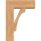Ekena Millwork Legacy Block Smooth Bracket w/ Offset Brace, Western Red Cedar, 7 1/2"W x 20"D x 28"H BKT0806X20X28LEC05SWR - alternate 4
